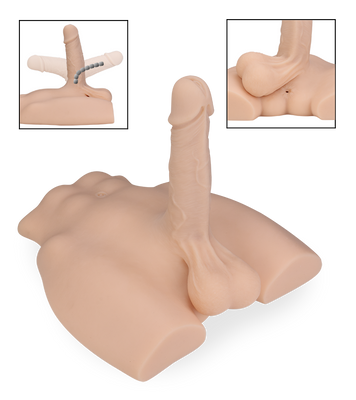 Aaron realistic penis and ass masturbator 7.50 lb