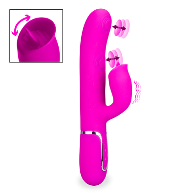 Bomb throbbing rabbit vibrator for oral sex