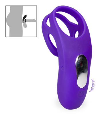 Bora clit-stimulating double cock ring