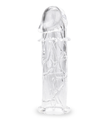 Clear nubby penis sleeve