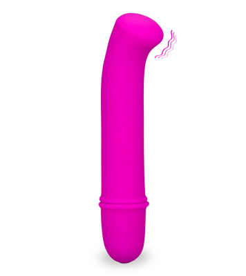 Curved G-spot bullet vibrator