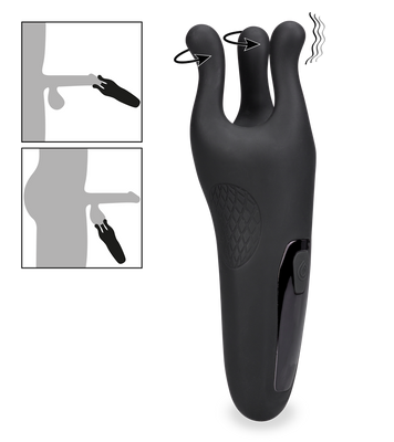 Driver penis head and ball massager