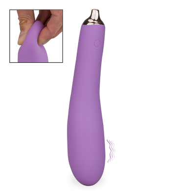 Eggplant soft vibrator 9 modes