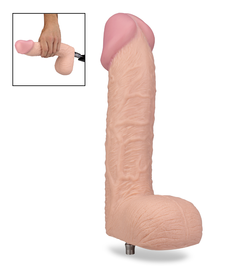 Elijah girthy dildo for sex machine