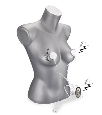 Estim kit with 4 electrodes