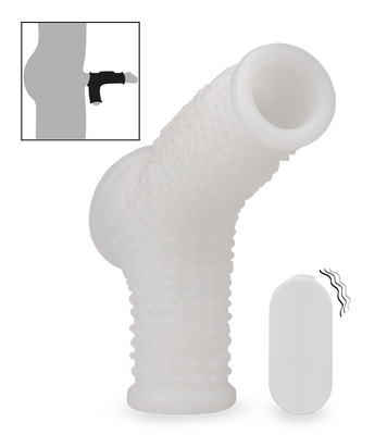 Everest textured vibrating cock sleeve