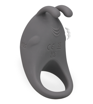 Generous silicone vibrating cock ring