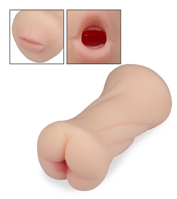 Gloria anus and mouth masturbator