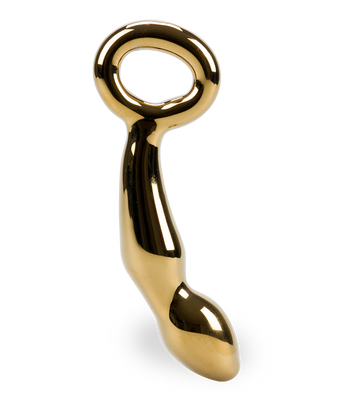Gold Digger glass dildo