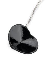 Load image into Gallery viewer, Heart-shaped rhinestone and metal chain nipple pasties