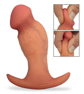 Kenny realistic penis silicone butt plug 3.75 inches