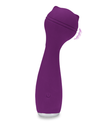 Kitty clitoris wand vibrator and stimulator