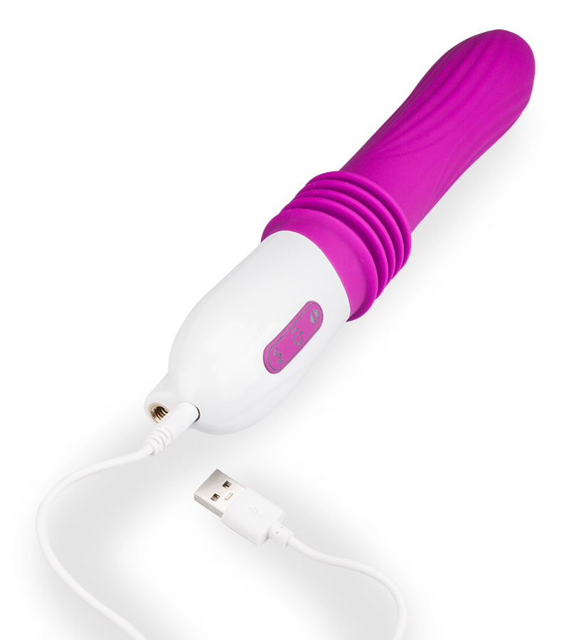 Large thrusting suction-cup vibrator