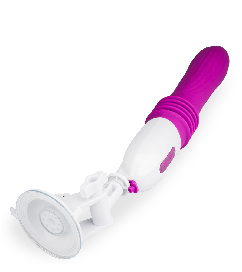 Large thrusting suction-cup vibrator