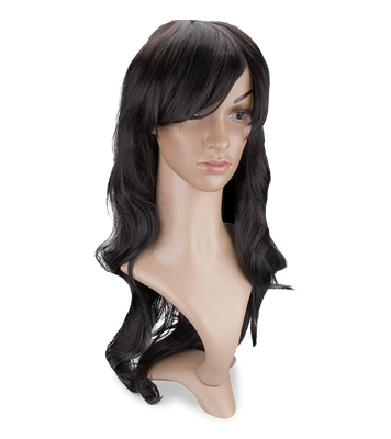 Long wavy brunette wig