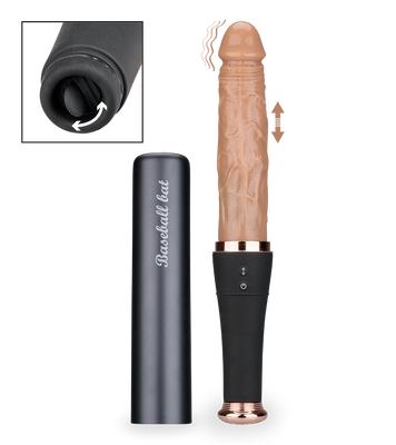 Love Bat thrusting and vibrating dildo with clit stimulator