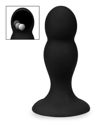 Mally beaded suction-cup butt plug