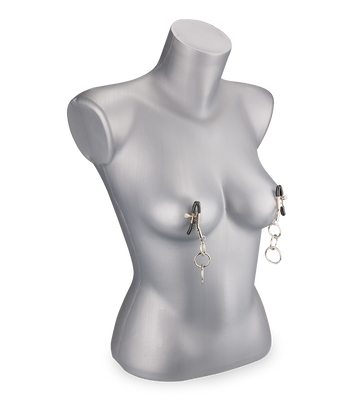 Metal nipple clamps 3 rings