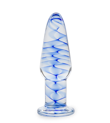 Mist glass butt plug
