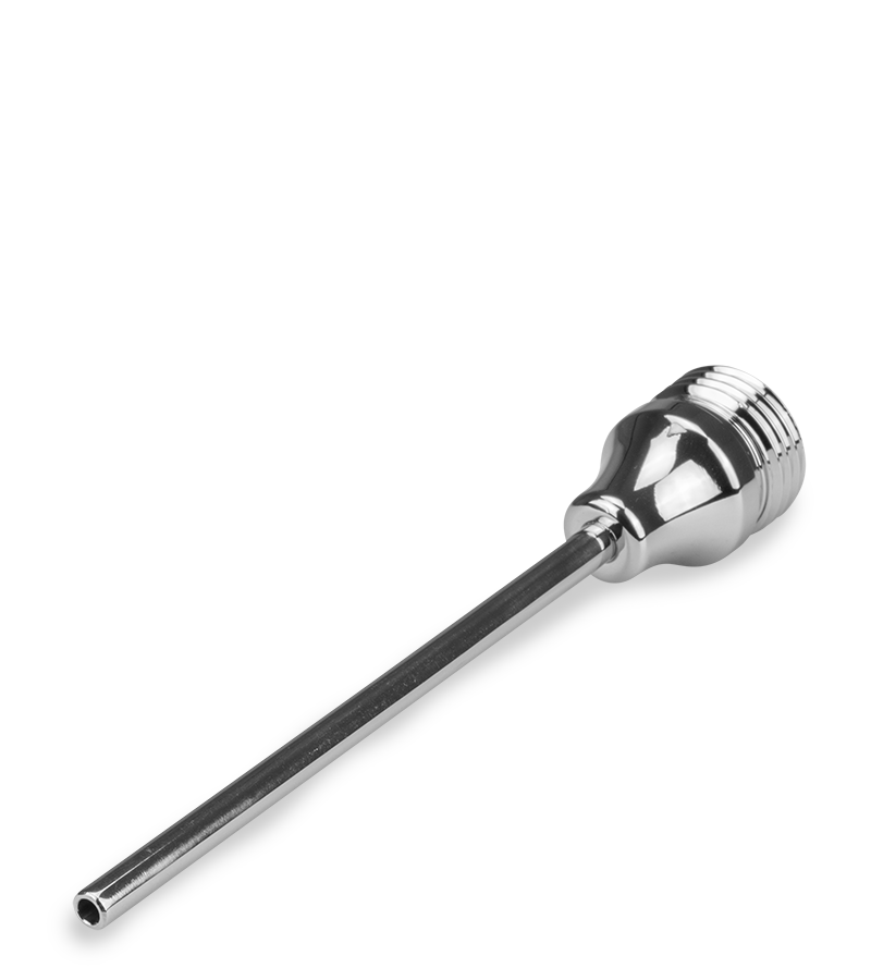 Narrow douche nozzle for anal enema