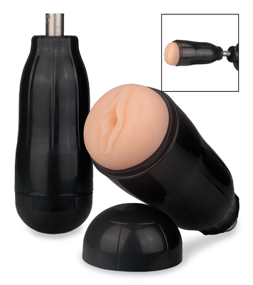 Pussy attachment for sex machine