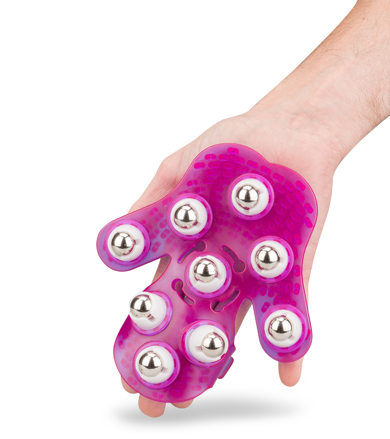 Roller Beads massage glove