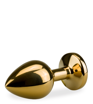 Rosebud gold butt plug size M 88g -  6 colours