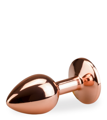 Rosebud rose gold butt plug size S 50g