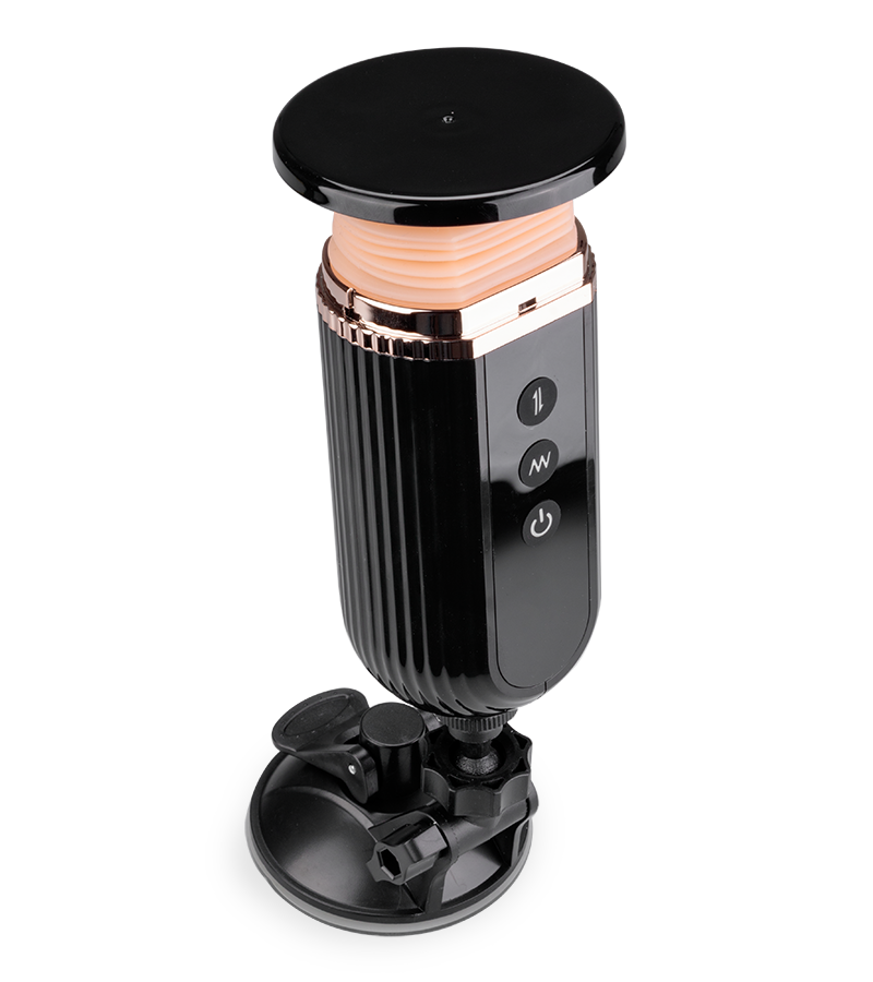 Sex machine for suction-cup dildos and vibrating dildos 7.00 inches