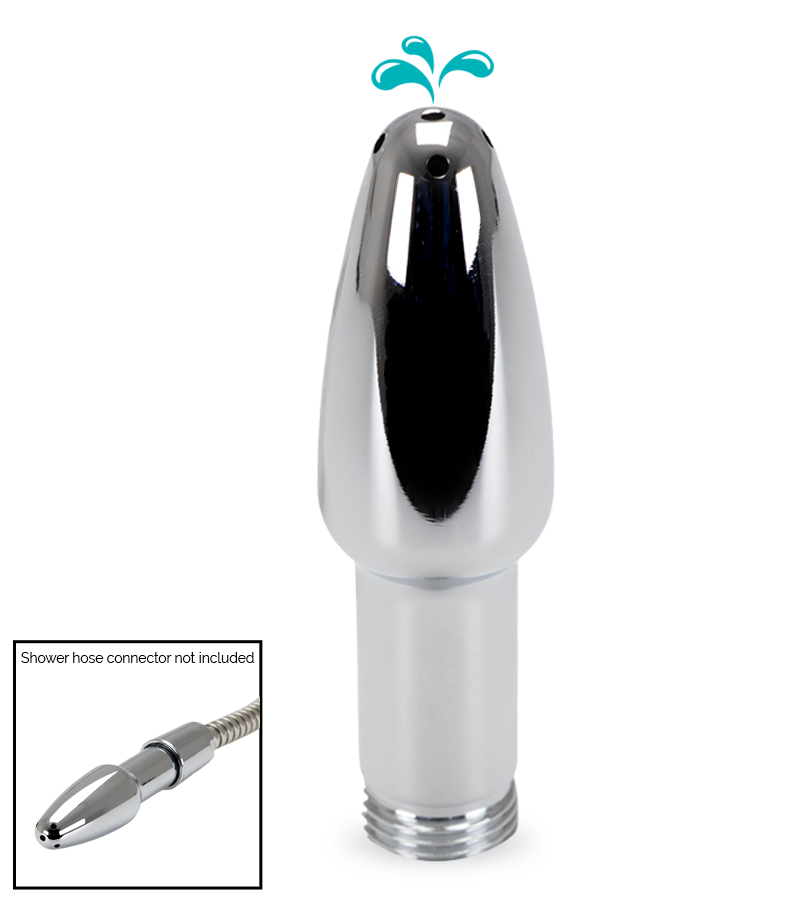 Shower head attachment enema rocket anal plug