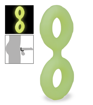 Sloom glow-in-the-dark silicone cock ring
