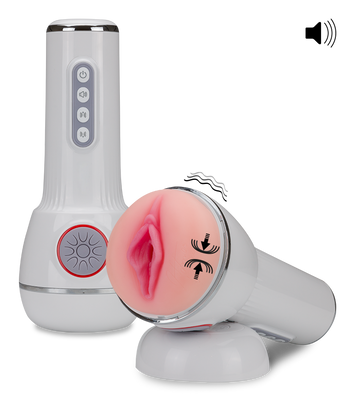 Storm vibrating airbag masturbator