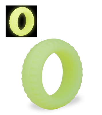 Tavala medical-grade silicone glow-in-the-dark cock ring