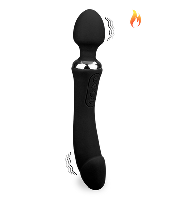 Treat heated 2-in-1 vibrator