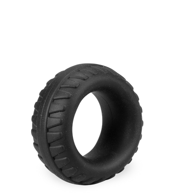 Twisty medical-grade silicone cock ring