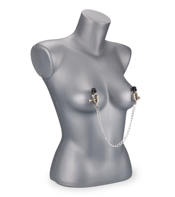 Under Pressure nipple clamps with chain