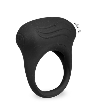 Vibrating ribbed wave cock ring