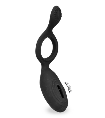 Vibrating silicone cock ring