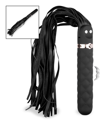 Vibrator with BDSM flogger